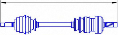 SERCORE 12675b -  Приводной вал