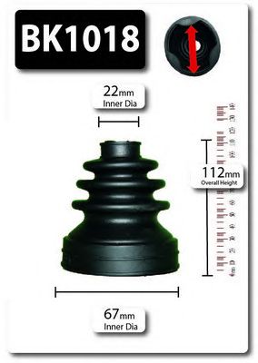 SHAFTEC bk1018 -  