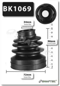 SHAFTEC bk1069 -  Комплект пыльника, приводной вал