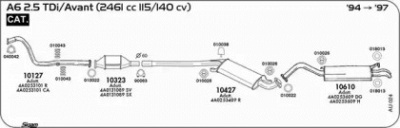 SIGAM 010022 -  Уплотнительное кольцо, труба выхлопного газа