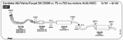 SIGAM 022003 -  Прокладка, труба выхлопного газа