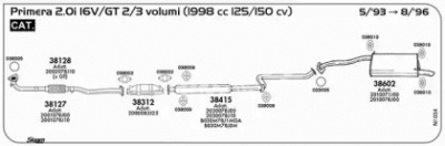 SIGAM 038005 -  Уплотнительное кольцо, труба выхлопного газа