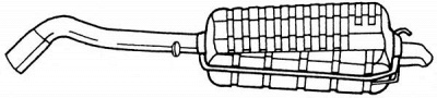 SIGAM 25659 - Глушитель выхлопных газов конечный