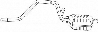 SIGAM 25678 - Глушитель выхлопных газов конечный