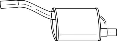 SIGAM 26614 - Глушитель выхлопных газов конечный