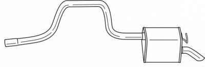 SIGAM 26619 -  Глушитель выхлопных газов конечный