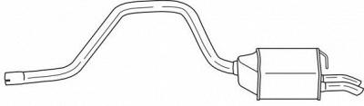 SIGAM 26623 - Глушитель выхлопных газов конечный