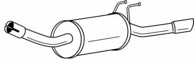 SIGAM 26637 - Глушитель выхлопных газов конечный