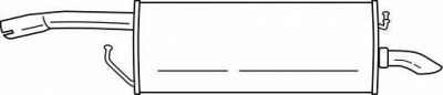 SIGAM 26645 -  Глушитель выхлопных газов конечный