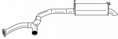 SIGAM 32623 -  Глушитель выхлопных газов конечный