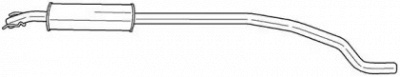 SIGAM 41443 -  Средний глушитель выхлопных газов