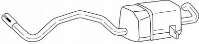 SIGAM 49628 -  Глушитель выхлопных газов конечный