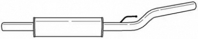 SIGAM 60475 -  Средний глушитель выхлопных газов