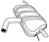 SIGAM 60676 -  Глушитель выхлопных газов конечный