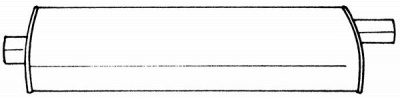 SIGAM 76401 -  Средний глушитель выхлопных газов