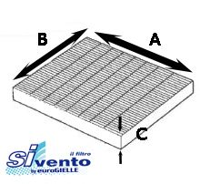 SIVENTO p009 -  Фильтр воздуха в салоне