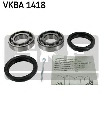 SKF vkba1418 - Комплект подшипника ступицы колеса