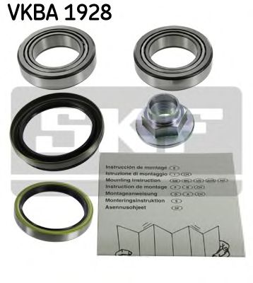SKF vkba1928 -  Комплект подшипника ступицы колеса