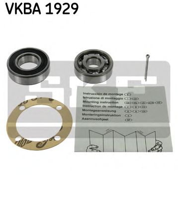 SKF vkba1929 -  Комплект подшипника ступицы колеса