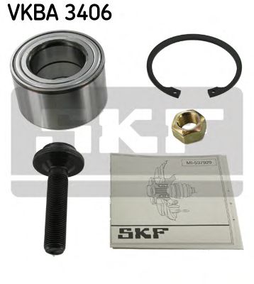 SKF vkba3406 -  Комплект подшипника ступицы колеса