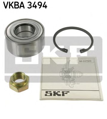 SKF vkba3494 -  Комплект подшипника ступицы колеса