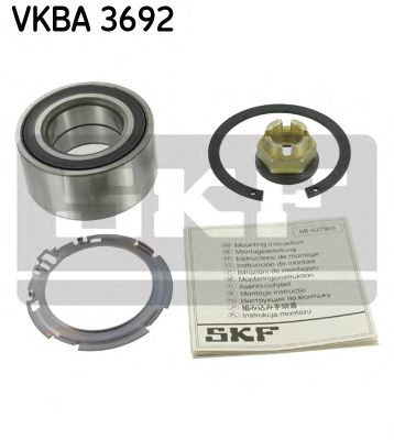 SKF vkba3692 -  Комплект подшипника ступицы колеса