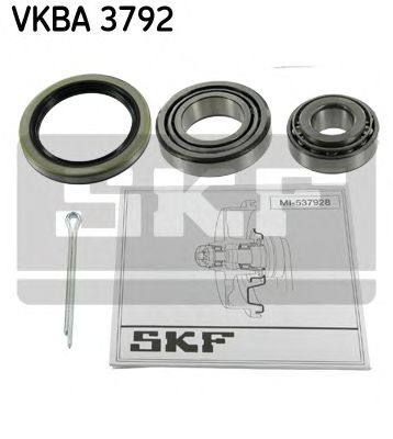 SKF vkba3792 -  Комплект подшипника ступицы колеса