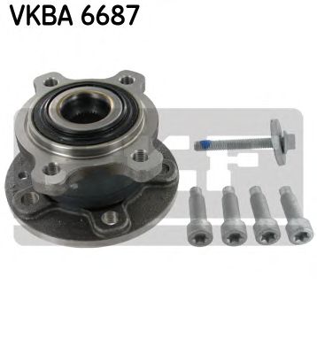 SKF vkba6687 -  Подшипник ступицы колеса, комплект
