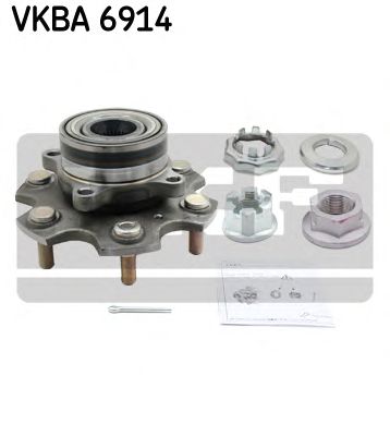 SKF vkba6914 -  Комплект подшипника ступицы колеса