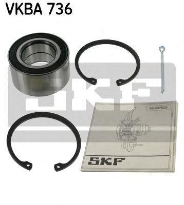 SKF vkba736 -  Комплект подшипника ступицы колеса