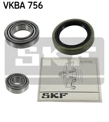 SKF vkba756 -  Комплект подшипника ступицы колеса
