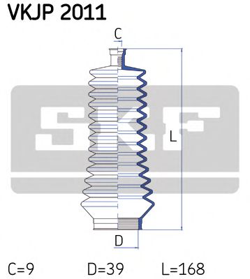 SKF vkjp2011 -  Комплект пыльника, рулевое управление