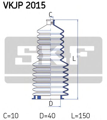 SKF vkjp2015 -  Комплект пыльника, рулевое управление