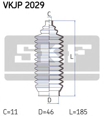 SKF vkjp2029 -  Комплект пыльника, рулевое управление