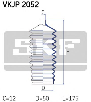 SKF vkjp2052 -  Комплект пыльника, рулевое управление