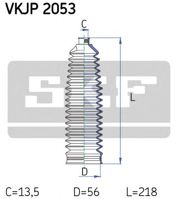 SKF vkjp2053 -  Комплект пыльника, рулевое управление