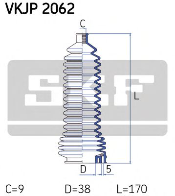 SKF vkjp2062 -  Комплект пыльника, рулевое управление