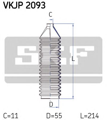 SKF vkjp2093 -  Комплект пыльника, рулевое управление