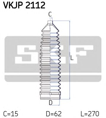 SKF vkjp2112 -  Комплект пыльника, рулевое управление