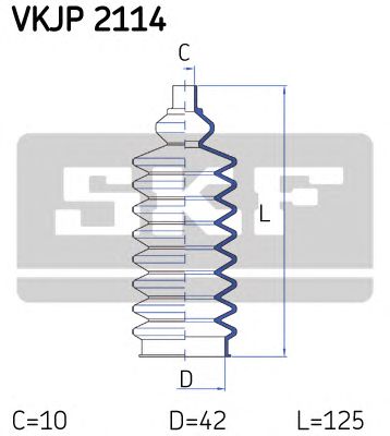 SKF vkjp2114 -  Комплект пыльника, рулевое управление