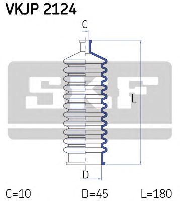 SKF vkjp2124 -  Комплект пыльника, рулевое управление