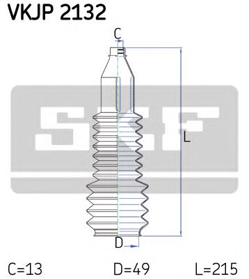 SKF vkjp2132 -  Комплект пыльника, рулевое управление