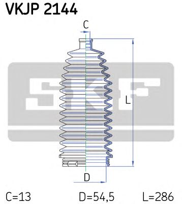 SKF vkjp2144 -  Комплект пыльника, рулевое управление