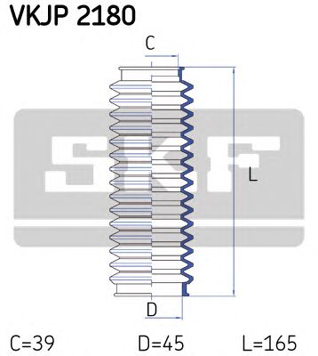 SKF vkjp2180 -  Комплект пыльника, рулевое управление