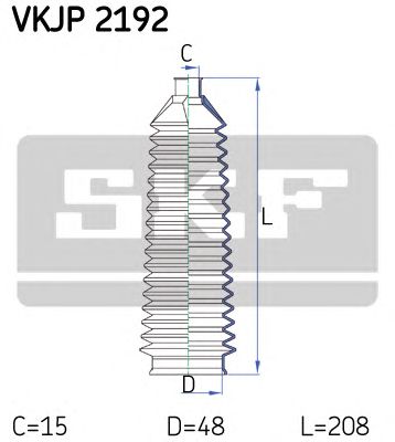 SKF vkjp2192 -  Комплект пыльника, рулевое управление