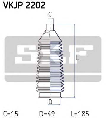 SKF vkjp2202 -  Комплект пыльника, рулевое управление
