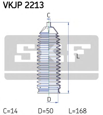 SKF vkjp2213 -  Комплект пыльника, рулевое управление