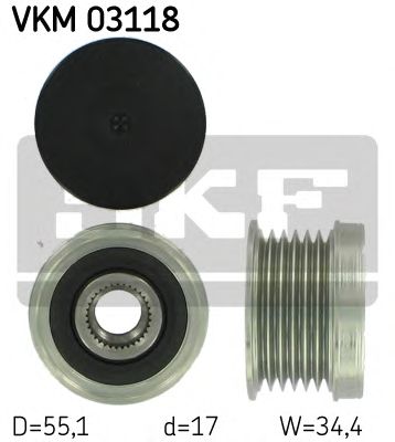 SKF vkm03118 -  Механизм свободного хода генератора