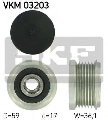 SKF vkm03203 -  Механизм свободного хода генератора