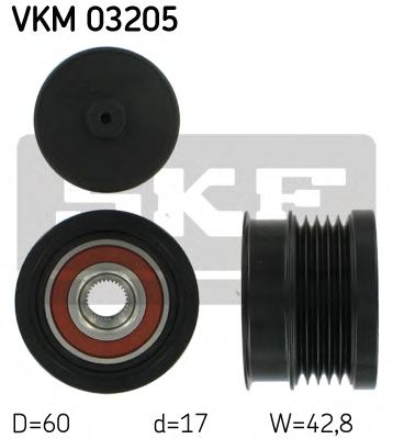 SKF vkm03205 -  Механизм свободного хода генератора